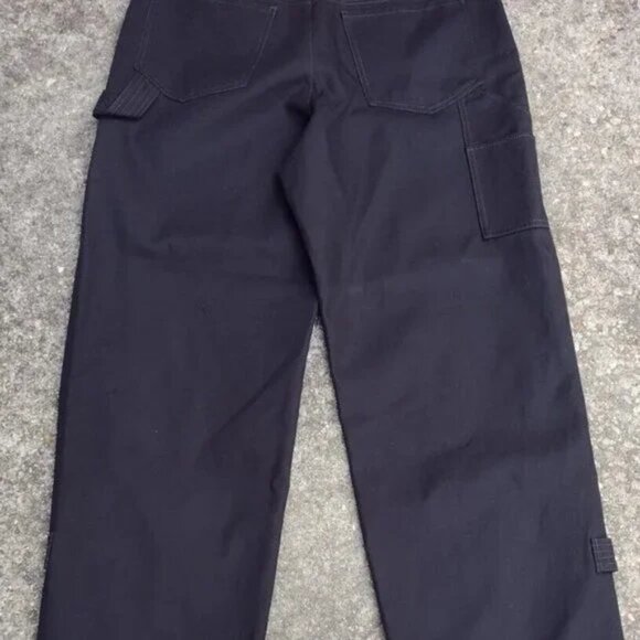 Dion Lee Black Utility Twill Pants AUS 14 UK 14 US 10 High Waist Zip Cuff NWOT - Picture 9 of 13